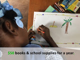 School Supplies For A Student At The Lazarus Academy For A Year